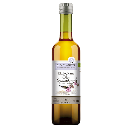 Olej Sezamowy Tłoczony Na Zimno BIO 500 ml