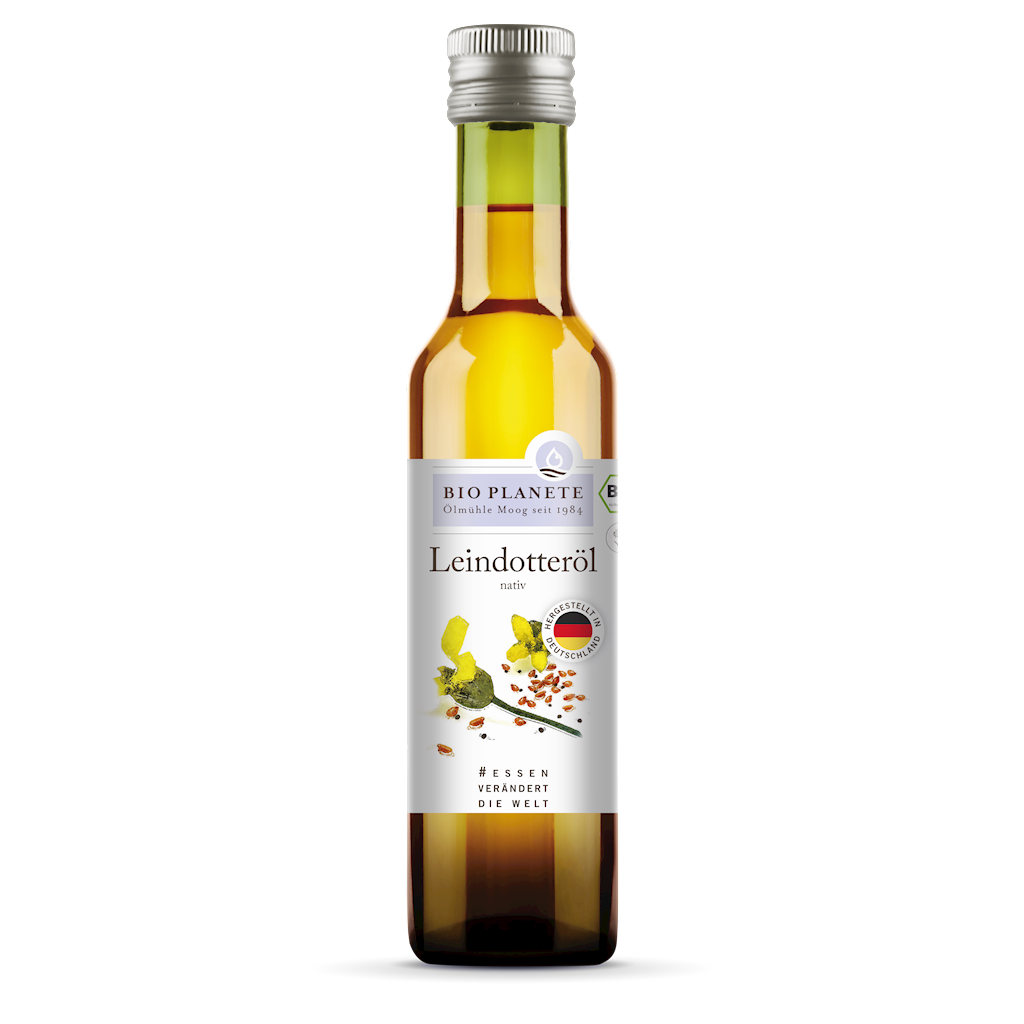 Olej z Lnianki (Rydzowy) Tłoczony Na Zimno BIO 250 ml