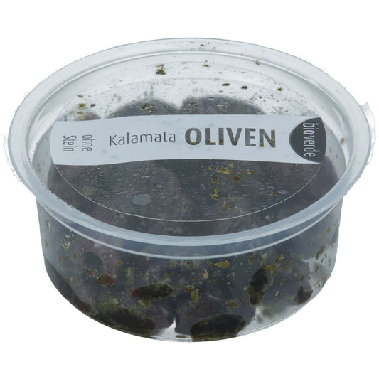 Oliwki Czarne Kalamata Bez Pestek z Ziołami BIO  - Bio (2 szt x 80 g)