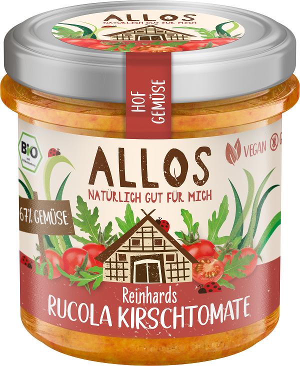 Pasta Warzywna z Pomidorami Cherry i Rukolą Bezglutenowa BIO (3 szt x 135 g)