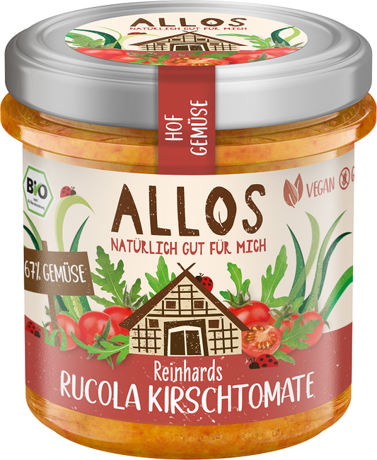 Pasta Warzywna z Pomidorami Cherry i Rukolą Bezglutenowa BIO (3 szt x 135 g)