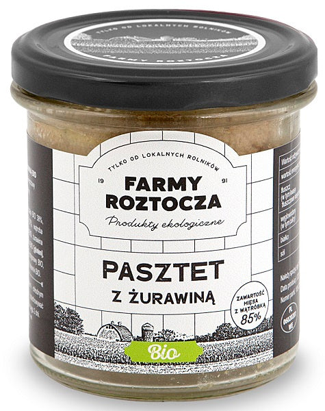 Pasztet Drobiowo - Wieprzowy z Żurawiną BIO  (Słoik) (2 szt x 180 g)
