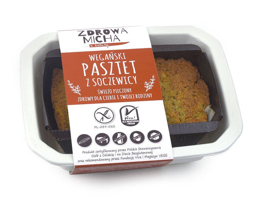 Pasztet Wegański z Soczewicy Bezglutenowy 200 g