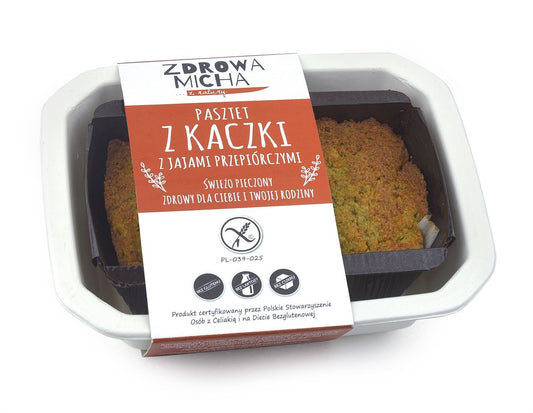 Pasztet z Kaczki z Jajami Przepiórczymi Bezglutenowy 200 g