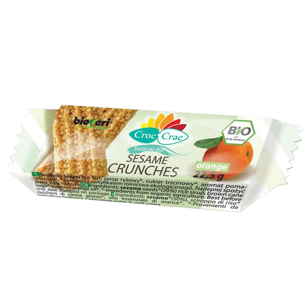 Sezamki Pomarańczowe BIO 22,5 g - Croc (32 szt x 23 g)