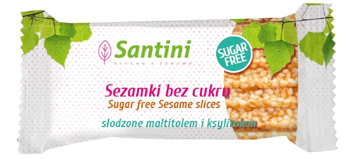 Sezamki Słodzone Maltitolem i Ksylitolem (12 szt x 27 g)