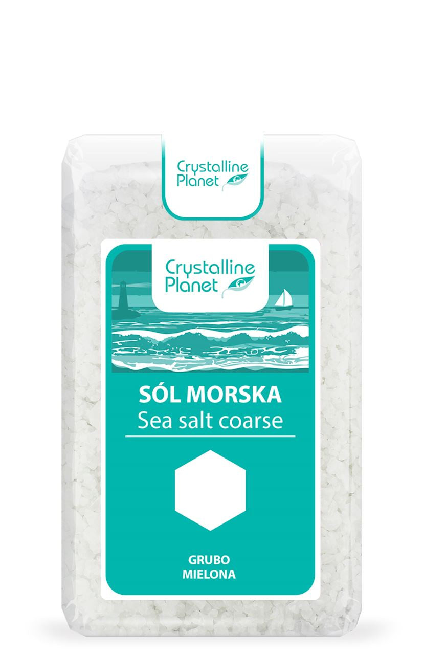 Sól Morska Grubo Mielona (6 szt x 600 g)