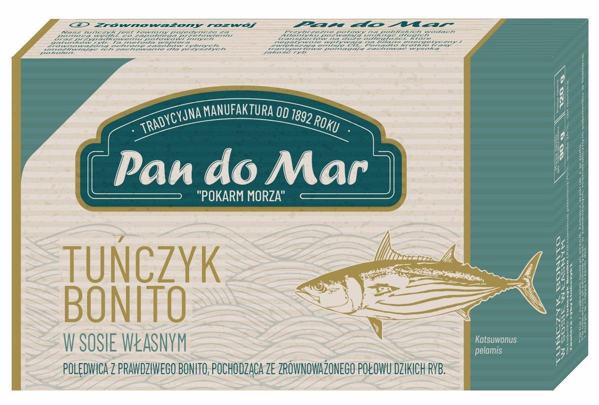 Tuńczyk Bonito w Sosie Własnym 120 g () (2 szt x 90 g)