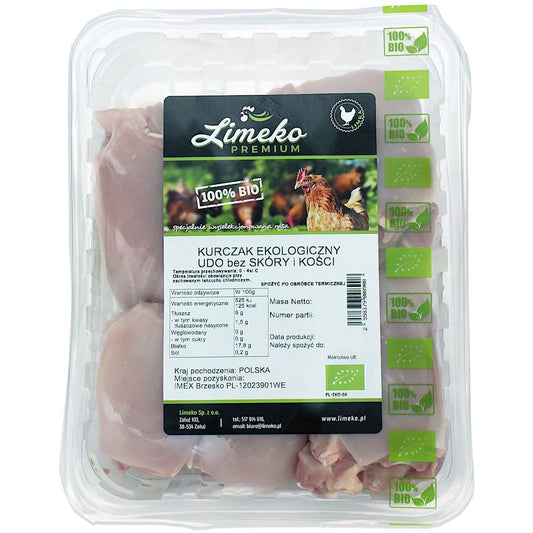 Udziec z Kurczaka Bk/Bs Surowy BIO (Około 0,50 kg)